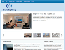 Tablet Screenshot of danolight.com